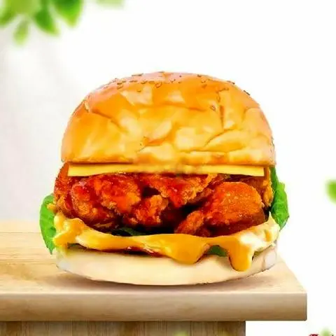 Hình ảnh Hamburger gà rán