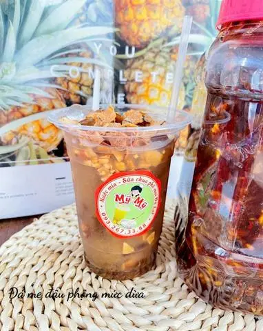 Hình ảnh Đá me đậu phộng - ly