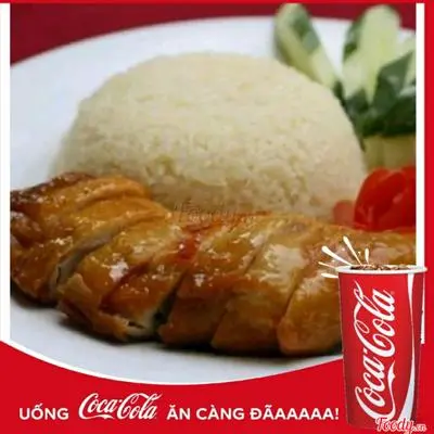 Hình ảnh Cơm Đùi Gà Chiên Nguyên Bản 1/4(chicken thigh fried rice)