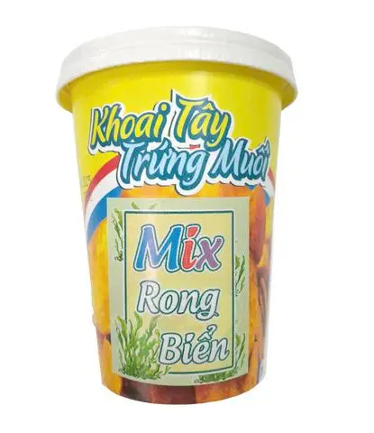 Hình ảnh Khoai Tây Trứng Muối Mix Rong Biển Top Deli