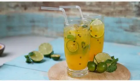 Hình ảnh Nước ép thơm - chanh dây