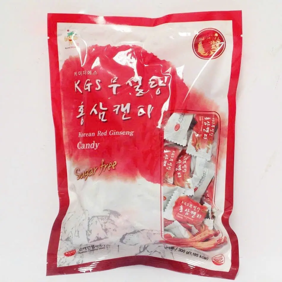 Hình ảnh Kẹo Hồng Sâm Không Đường 300gr