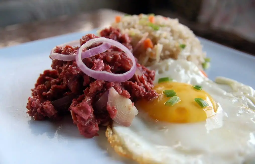 Hình ảnh CORNSILOG -  Cơm chiên bò muối 
