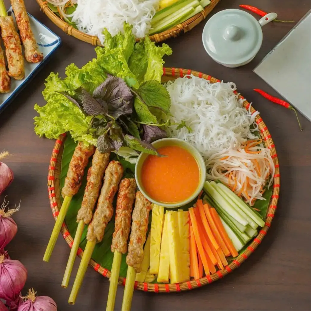 Hình ảnh Nem lụi bọc sả - Phần 1 người