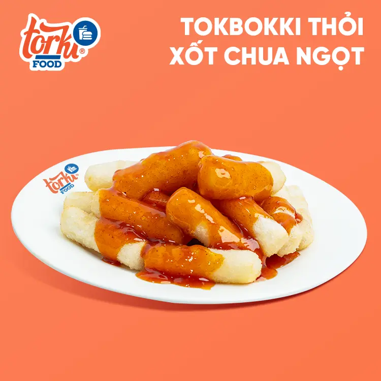 Hình ảnh Bánh Gạo Tokbokki Chiên - Sốt Cay