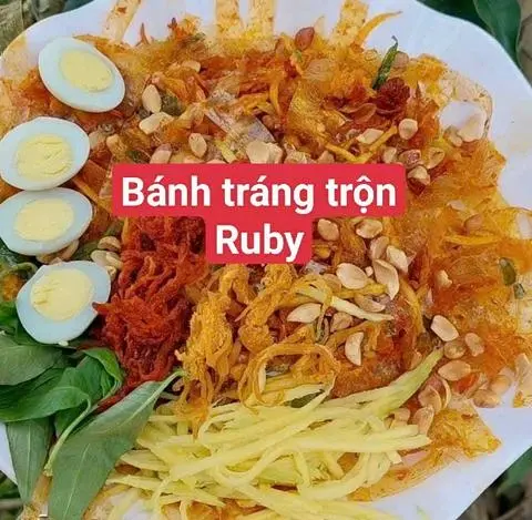 Hình ảnh Bánh tráng trộn Ruby