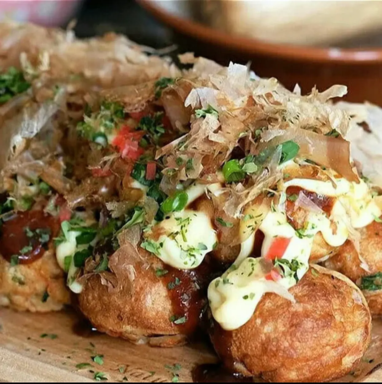 Hình ảnh Takoyaki nhân sò điệp - 6 viên 