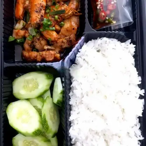 Hình ảnh Cơm Tôm rim ba rọi