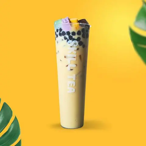 Hình ảnh Trà Sữa OLONG Full Topping (1 lít)
