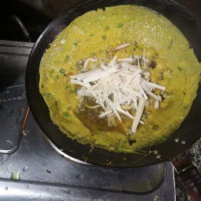 Hình ảnh Bánh xèo chay củ hủ dừa (Coconut Pan Cake Vegetarian)
