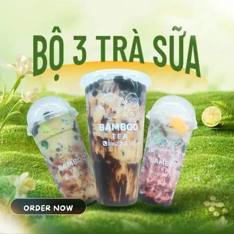 Hình ảnh Trà Sữa Bạc Hà Full Topping