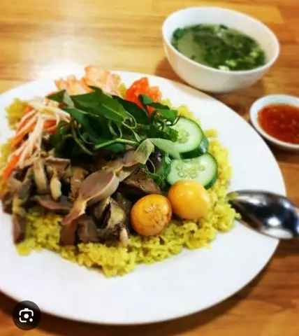 Hình ảnh cơm lòng gà trứng
