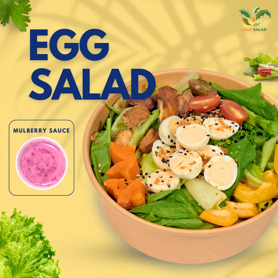 Hình ảnh Egg Salad (Salad trứng cút xốt dâu tằm)