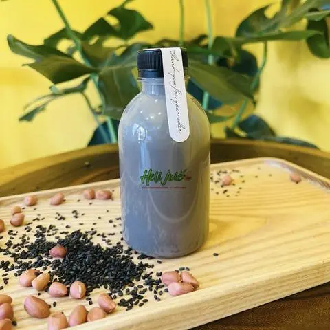 Hình ảnh Sữa Đậu Phộng mix Mè Đen 