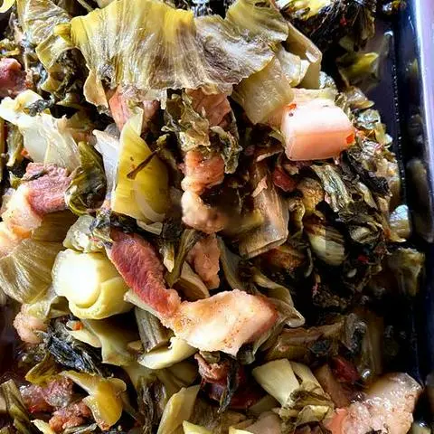 Hình ảnh Cơm thịt kho cải chua