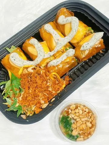 Hình ảnh Bánh tráng bơ kiều mạch kem cheese