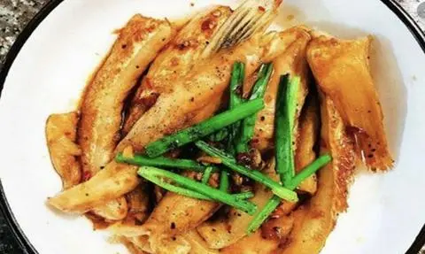 Hình ảnh Lườn cá hồi kho tiêu 150g