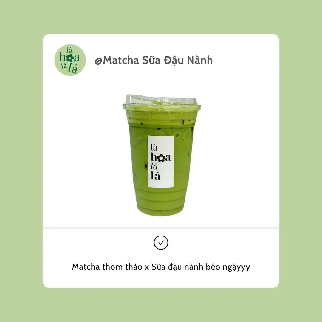Hình ảnh Matcha Sữa Đậu Nành