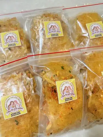 Hình ảnh Bánh tráng tôm hành phi