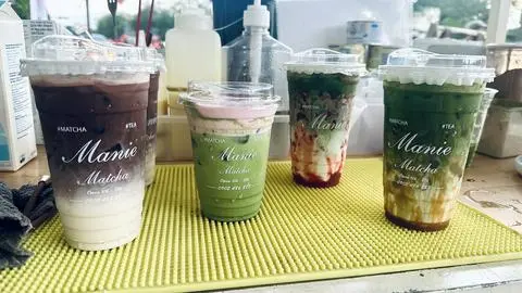 Hình ảnh Matcha hoa anh đào