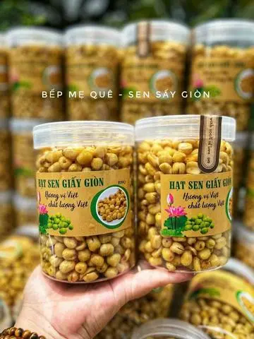 Hình ảnh Hạt Sen Huế Sấy Giòn 300g