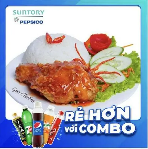 Hình ảnh Cơm gà sốt cay nóng - 1 Pepsi