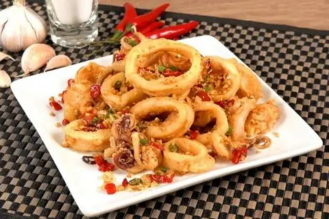 Hình ảnh Mực rang muối hk