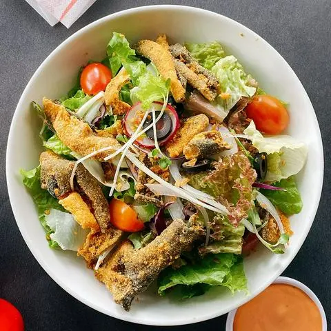 Hình ảnh SD2 - salad da cá và cá hồi