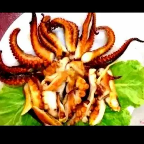 Hình ảnh Mực nướng sa tế