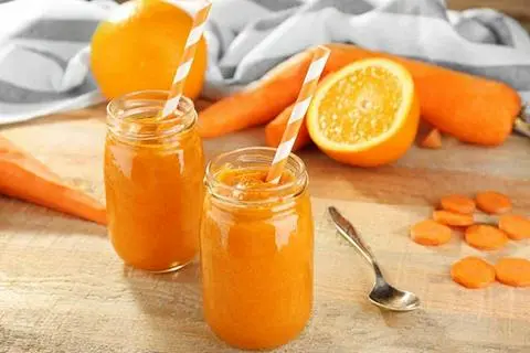 Hình ảnh Sinh Tố Cam Cà Rốt 