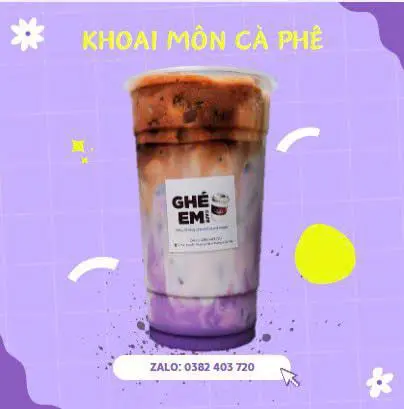 Hình ảnh Cà phê khoai môn