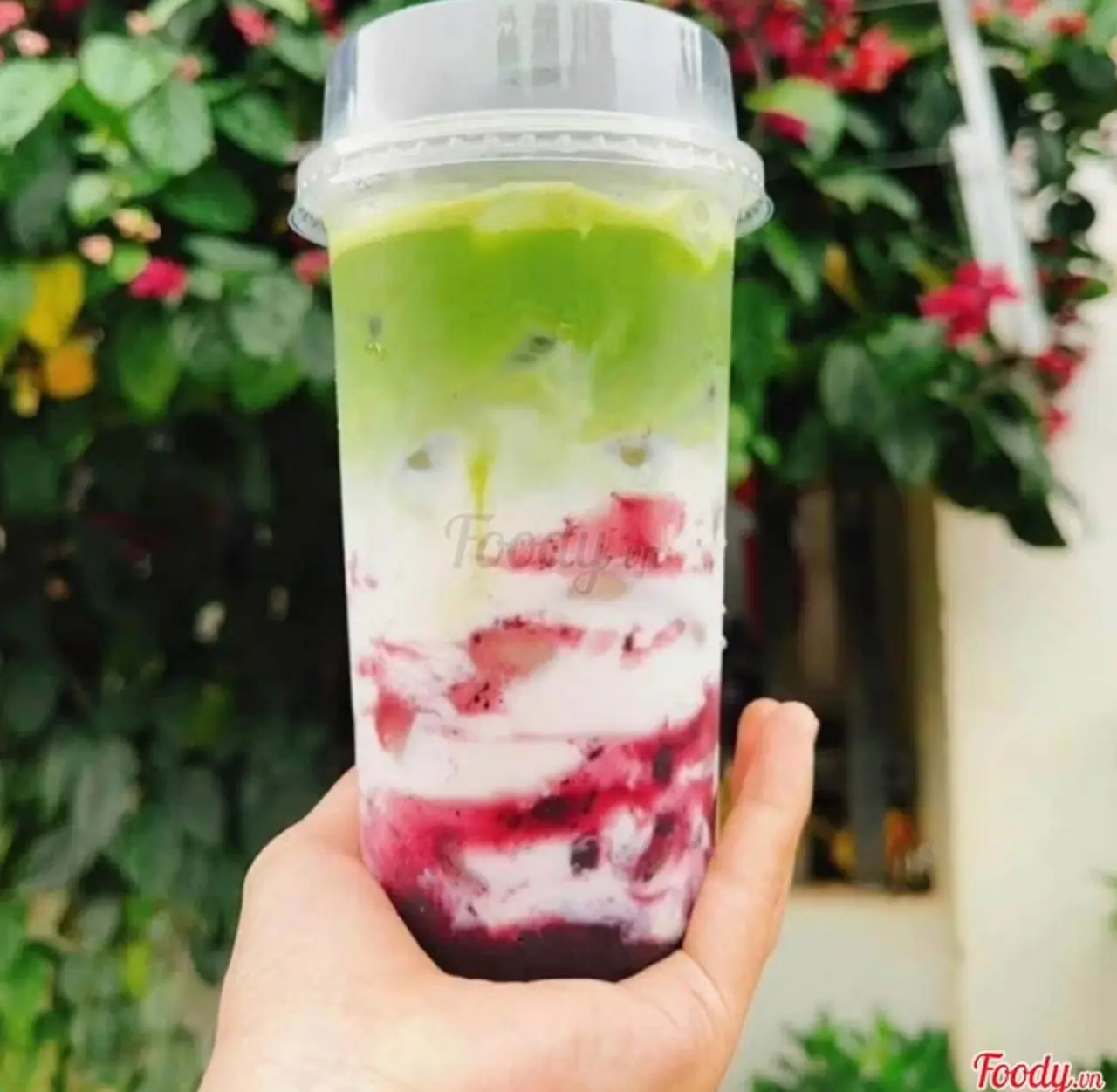 Hình ảnh Matcha Latte Việt Quất