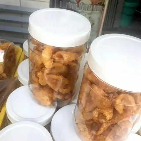 Hình ảnh Da heo chiên mắm hành tỏi ớt nhà làm hũ 150gram