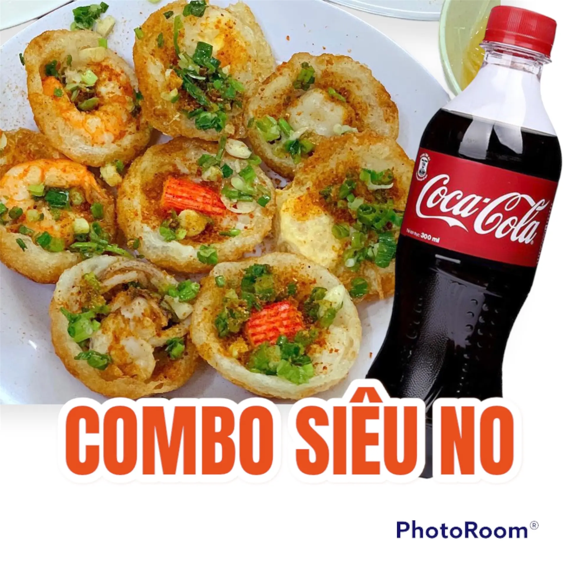 Hình ảnh Combo: Bánh Khọt 10 Bánh ThậpCẩm + 1 COCA 300ml - SIÊU NO