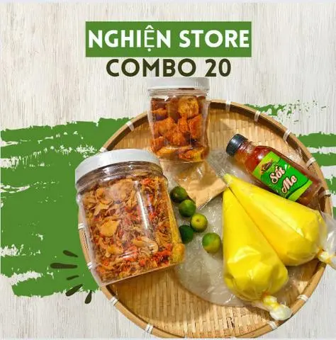 Hình ảnh Combo Ruốc Hành Phi 300gr+ Sốt Tắc + Tóp mỡ