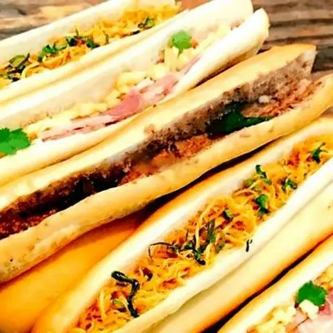Hình ảnh Bánh mì que jambon