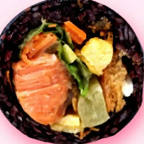 Hình ảnh Cơm đặc biệt cá hồi