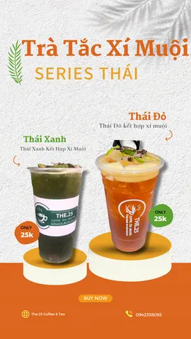 Hình ảnh Trà Thái xanh xí muội - ly 700ml - size L