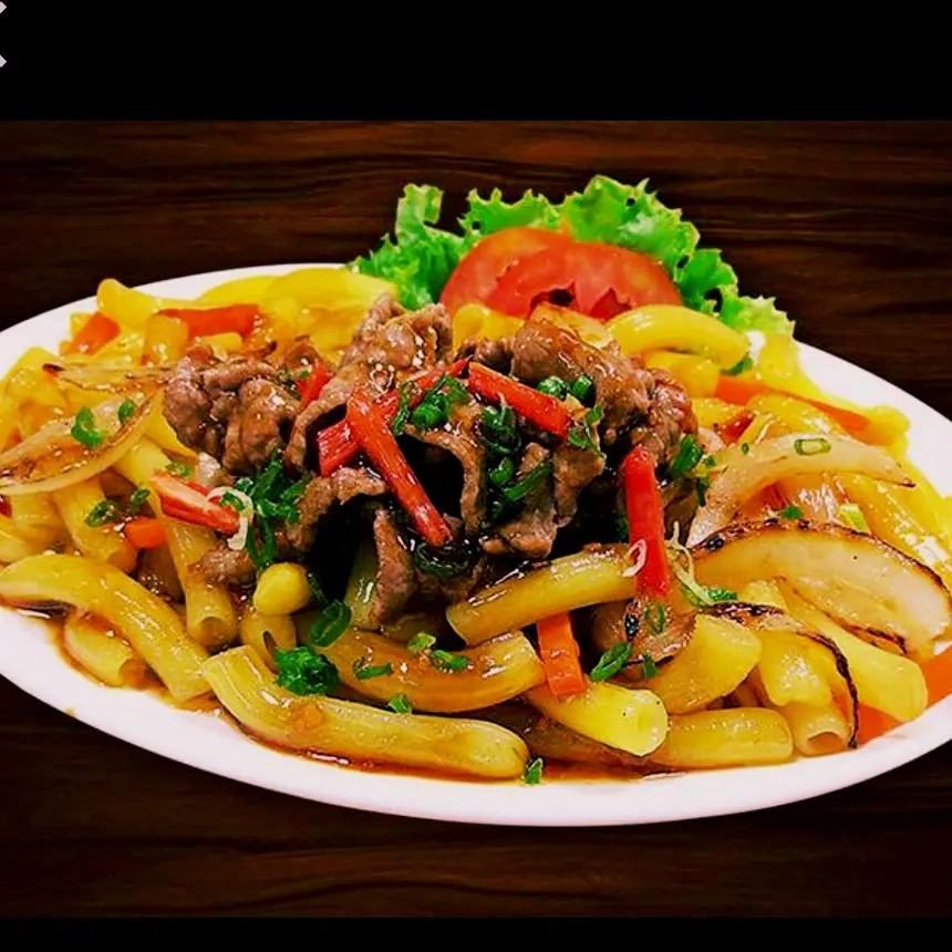 Hình ảnh Nui xào bò