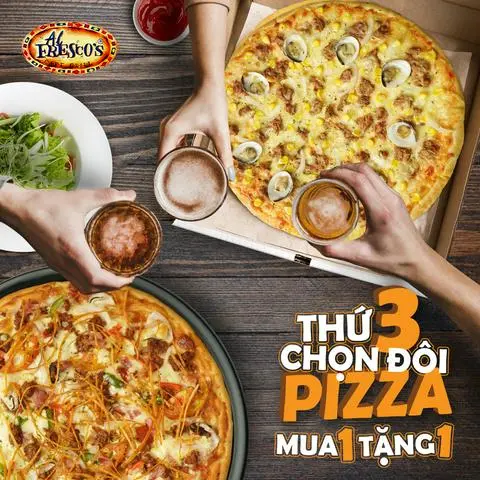 Hình ảnh Tuesday Deal 1 | Mua 1 tặng 1 Pizza
