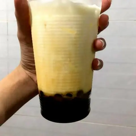 Hình ảnh Sữa tươi trân châu đường đen phô mai tươi