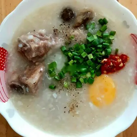 Hình ảnh Cháo Sườn - Trứng Gà