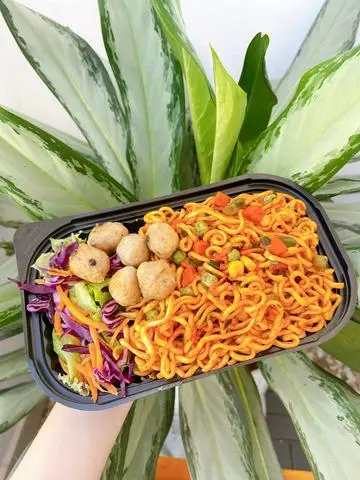 Hình ảnh Mì trộn Bò Viên