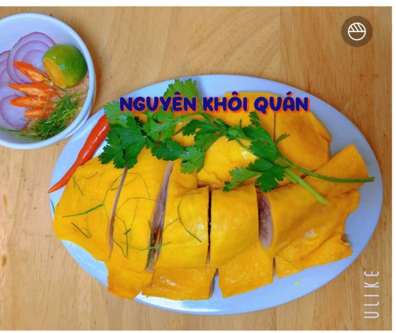 Hình ảnh Gà Ủ Muối 1 Con ( Ăn Mát)kèm muối tiêu ,quất ớt