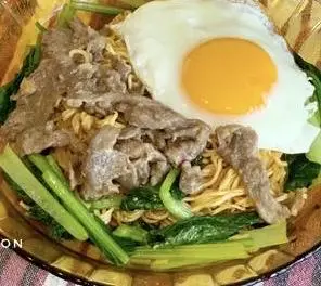 Hình ảnh mì bò trứng