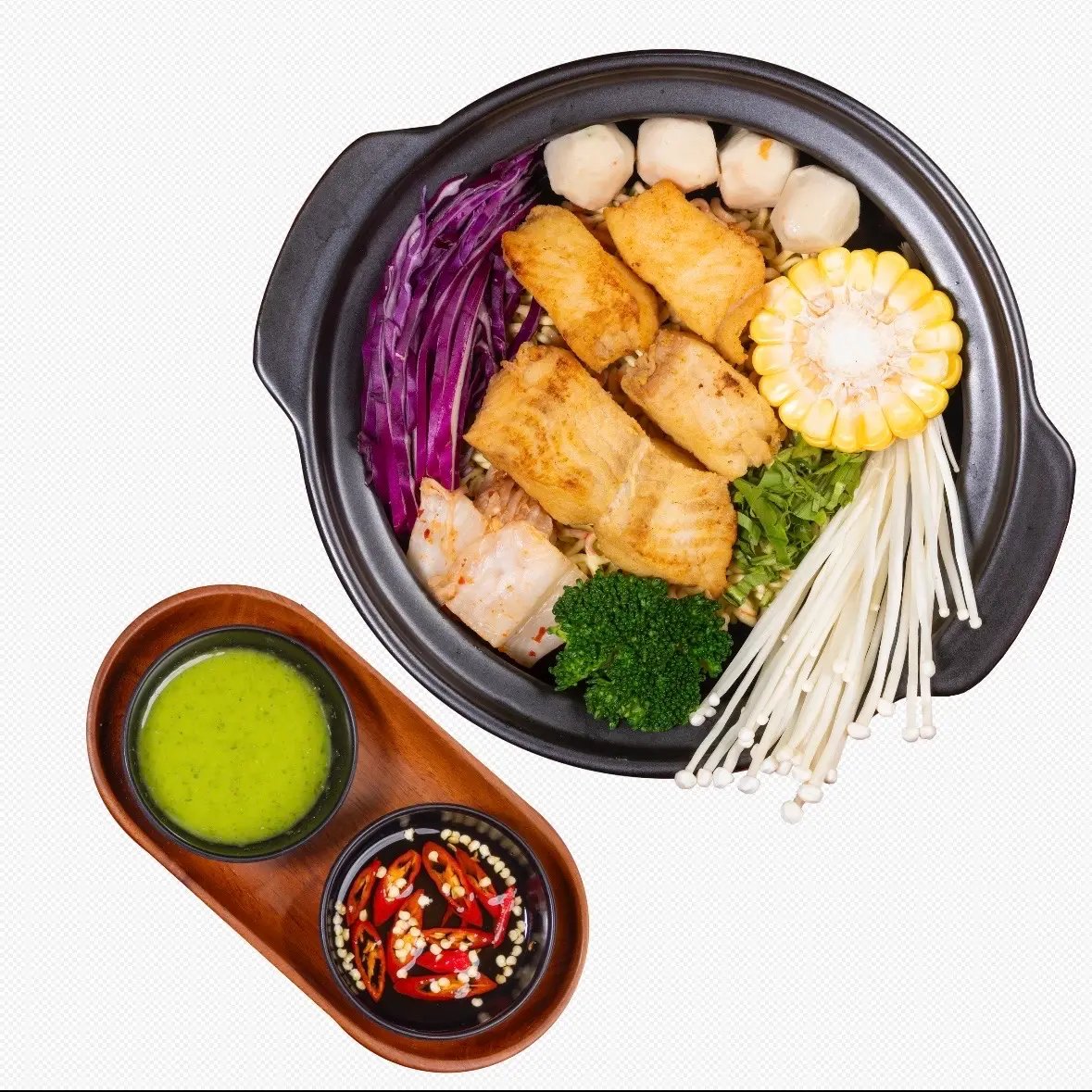 Hình ảnh Mì Kim Chi - Cá Basa Phi Lê
