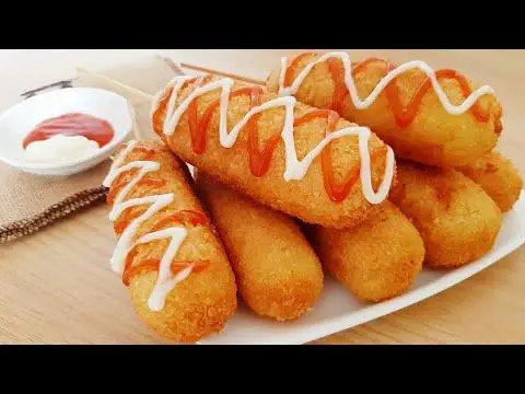 Hình ảnh Hotdog chiên xù 