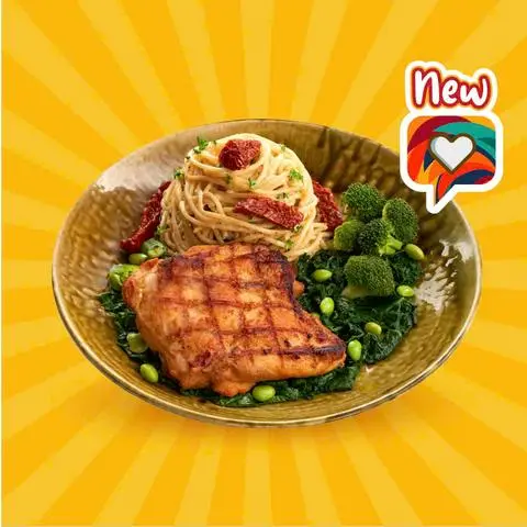 Hình ảnh Mì Ý Gà Nướng Nấm Truffle - Chickita Truffle Noodle Bowl (Spaghetti)
