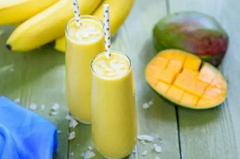 Hình ảnh Sinh tố chuối xoài