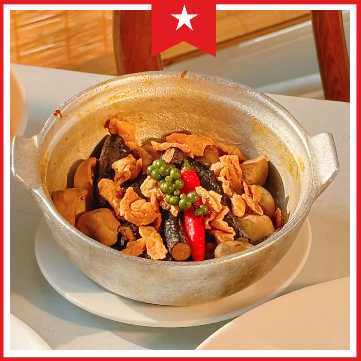 Hình ảnh Rong biển cuộn nấm kho tiêu